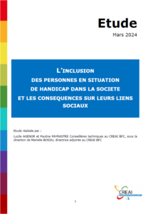 Etude inclusion PH 208x300 - Etude portant sur L'inclusion des personnes en situation de handicap dans la société et les conséquences sur leurs liens sociaux