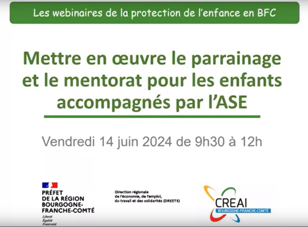 webinaire dd parrainage - Accueil
